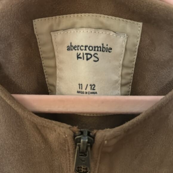 abercrombie kids Faux Leather Fringe Jacket Size 11/12 - Picture 5 of 6